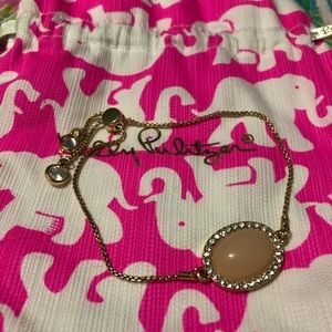 Lilly Pulitzer Charming Stone Bracelet w/ bag